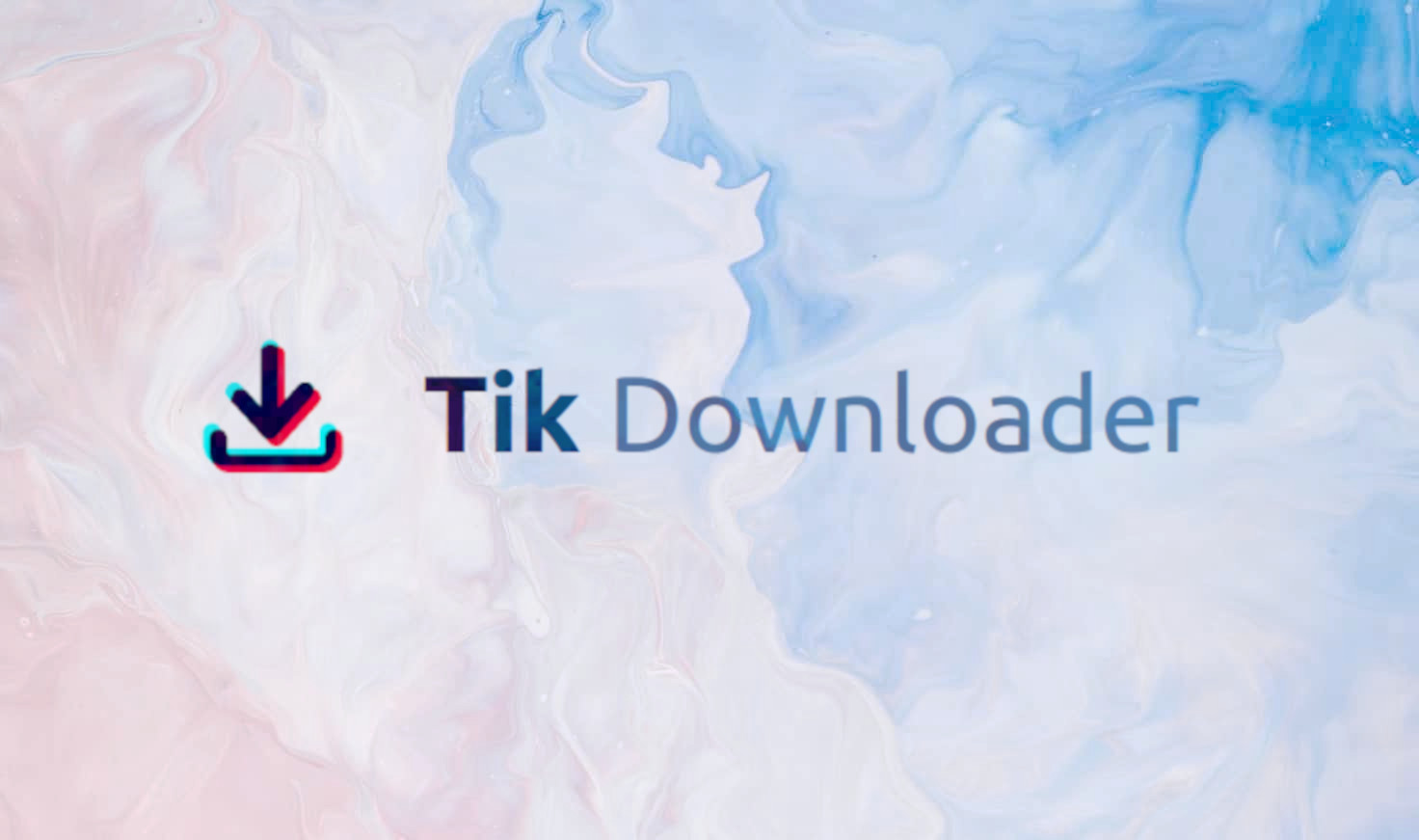 Screenshot of the TikDownloader website's logo